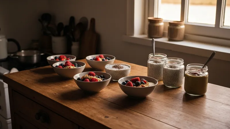 Desserts sains à faible sucre