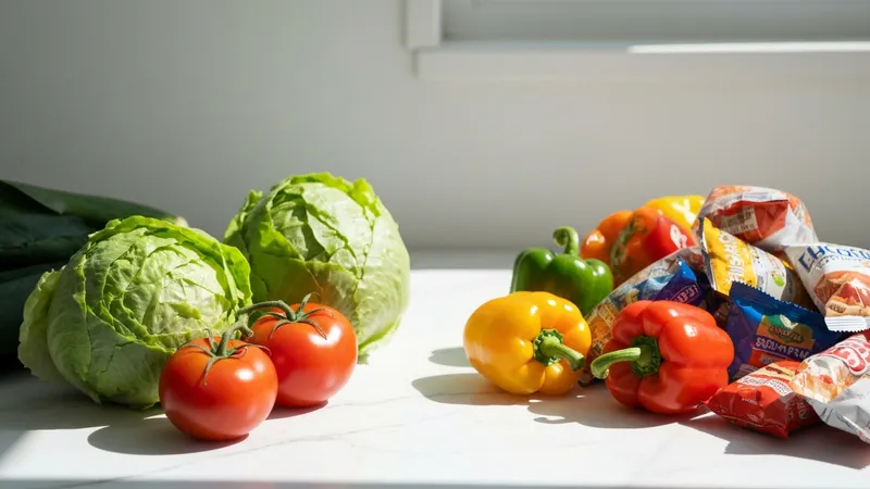 Éviter les aliments transformés