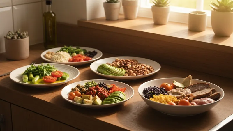 Les différentes régimes alimentaires